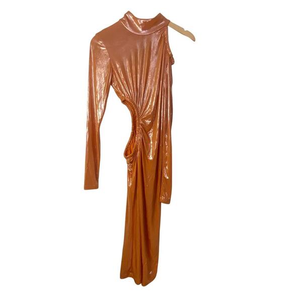 Rotate Alice Metallic Cutout Dress Size 8 - Picture 5 of 12